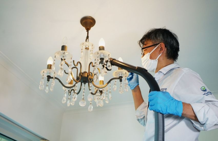 professional chandelier cleaning service-Grand Power Cleaners